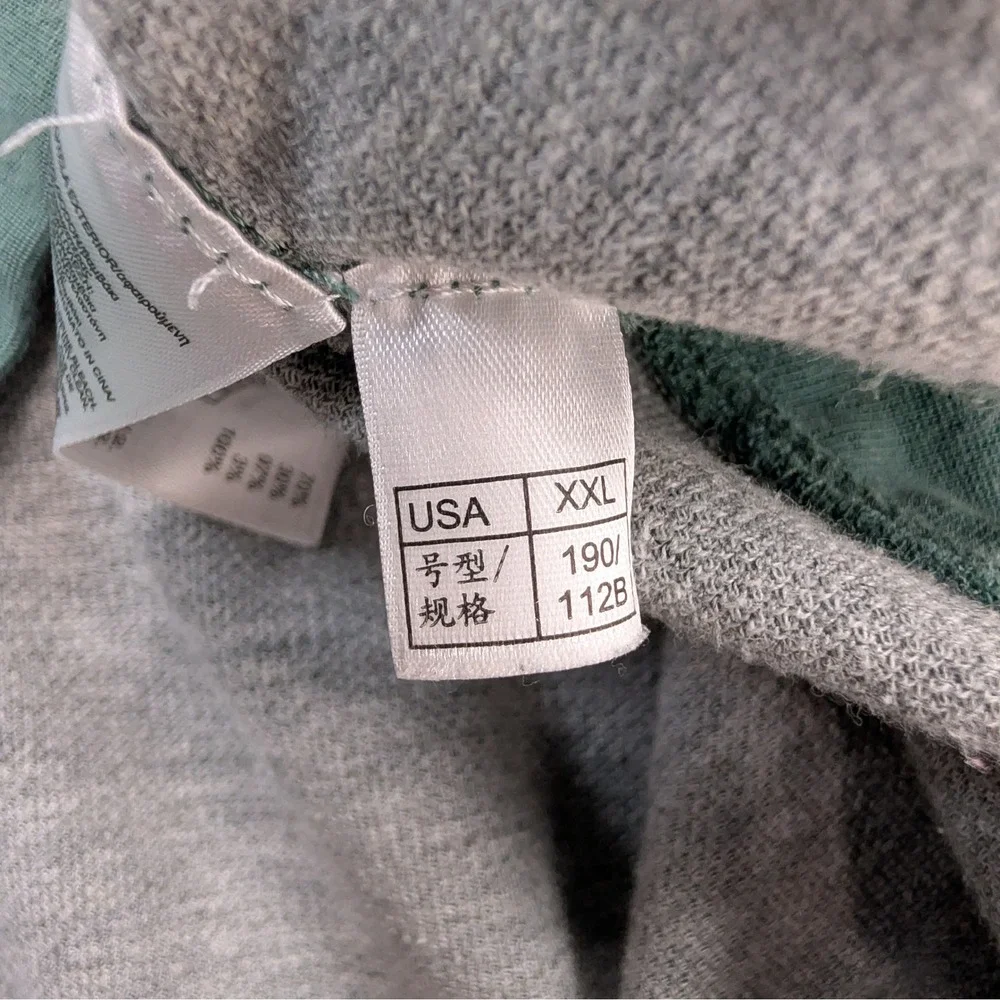 Brooks Brothers XXL Seafoam Green Quarter Zip Pullover Sweater